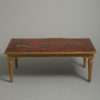 Red lacquer coffee table