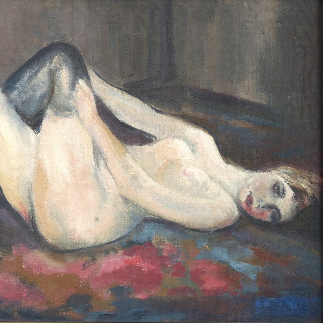 20th century study of a nude female