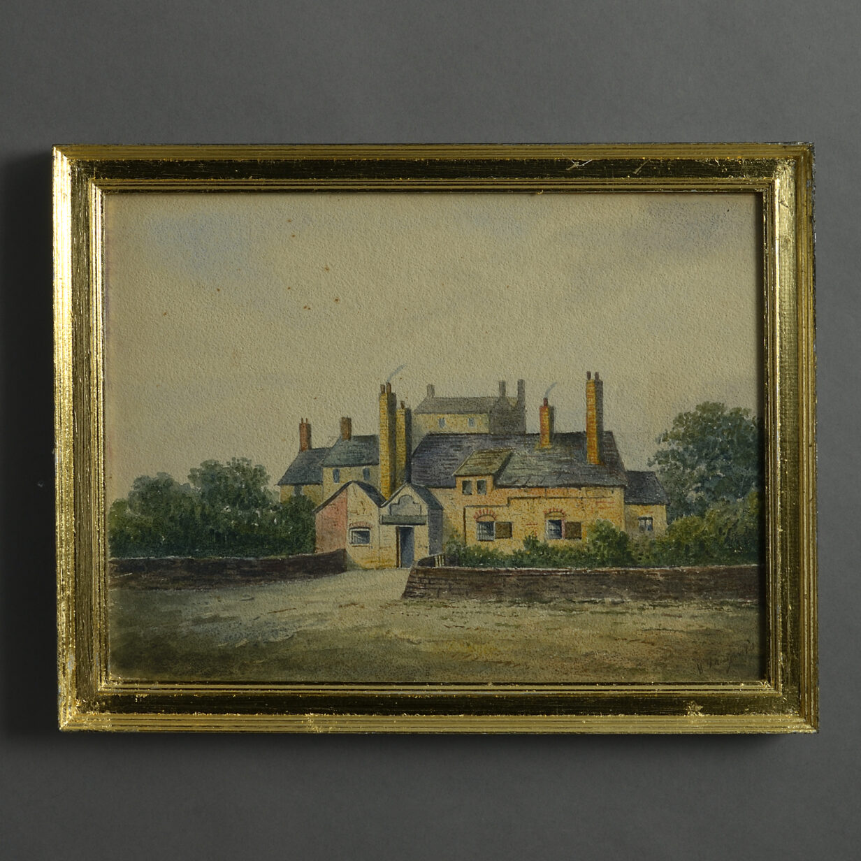 19th century cottage view