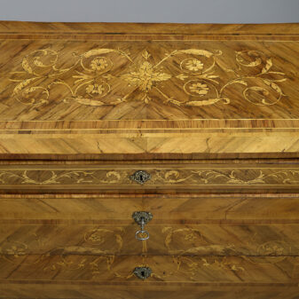 Late 18th century neo-classical inlaid walnut commode attributed to maggiolini
