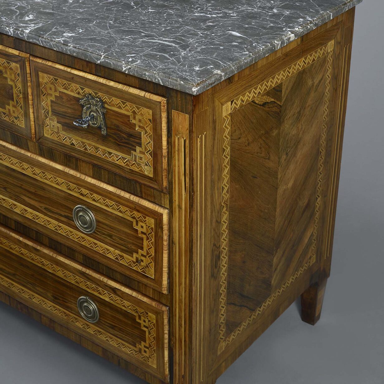 Late 18th century parquetry commode