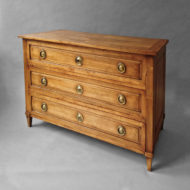 A Late 18th Century Louis XVI Walnut Commode