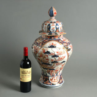 A 17th century imari vase and cover