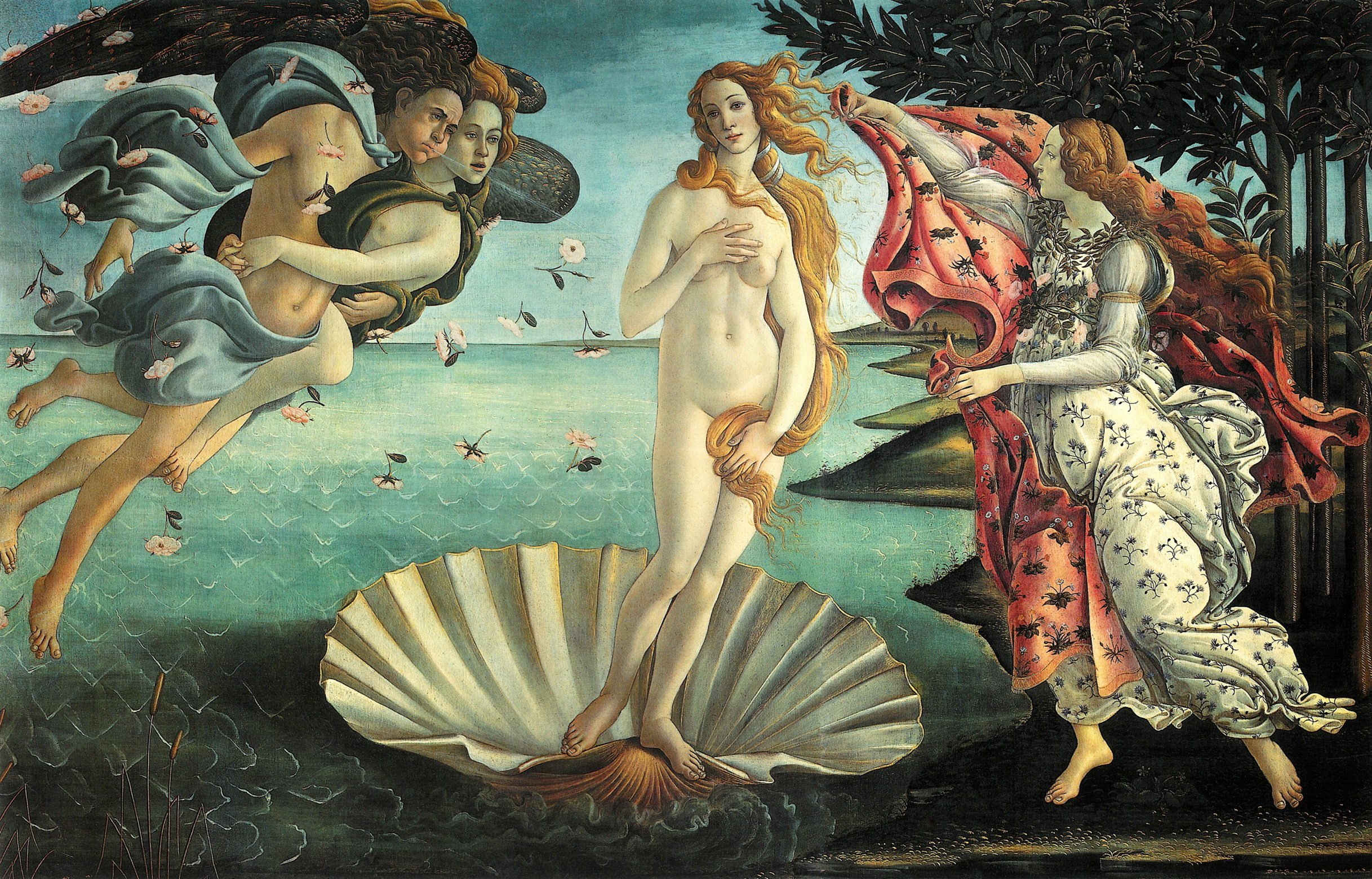 The birth of venus, sandro botticelli (1484)