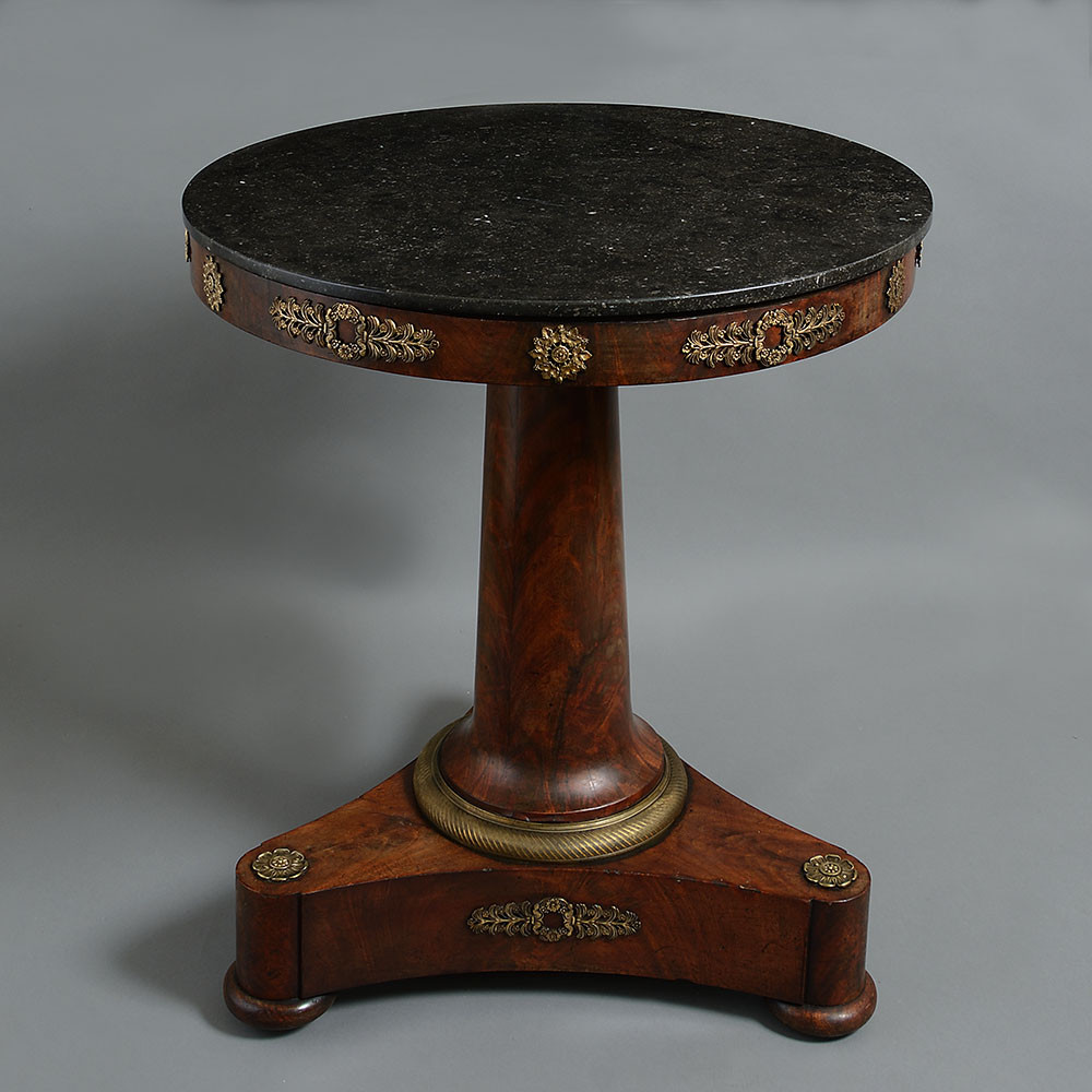 An early 19th century Empire Period Mahogany Centre Table