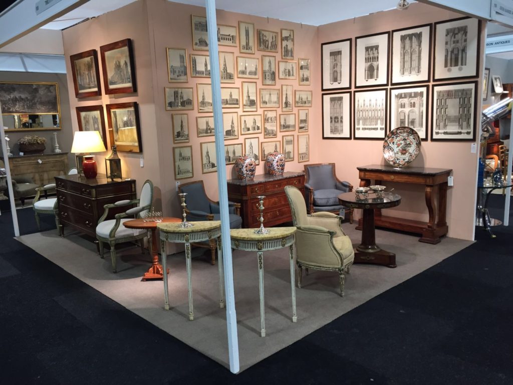 Stand at The Decorative Antiques & Textiles Fair, Battersea Park