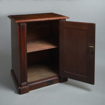 An 18th century george ii period mahogany cabinet
