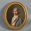 An 18th Century Oval Portrait of a Gentleman