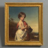 19th century portrait of a young girl