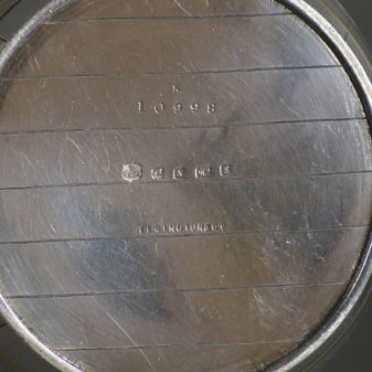 19th century elkington silver plate tobacco or biscuit barrel