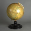 Early 20th century 9 inch terrestrial globe by philip's of london