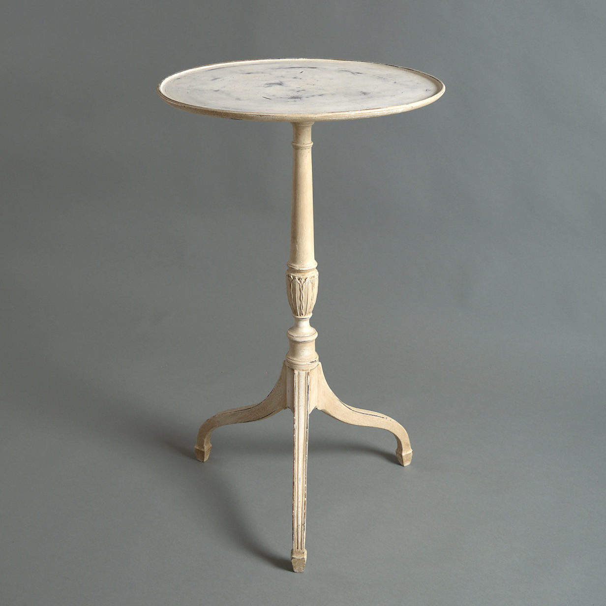 A painted george iii style occasional table