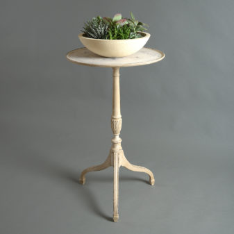 A painted george iii style occasional table