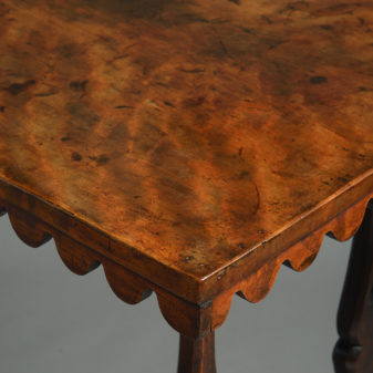 19th century satinwood side table