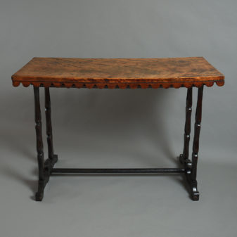 19th century satinwood side table