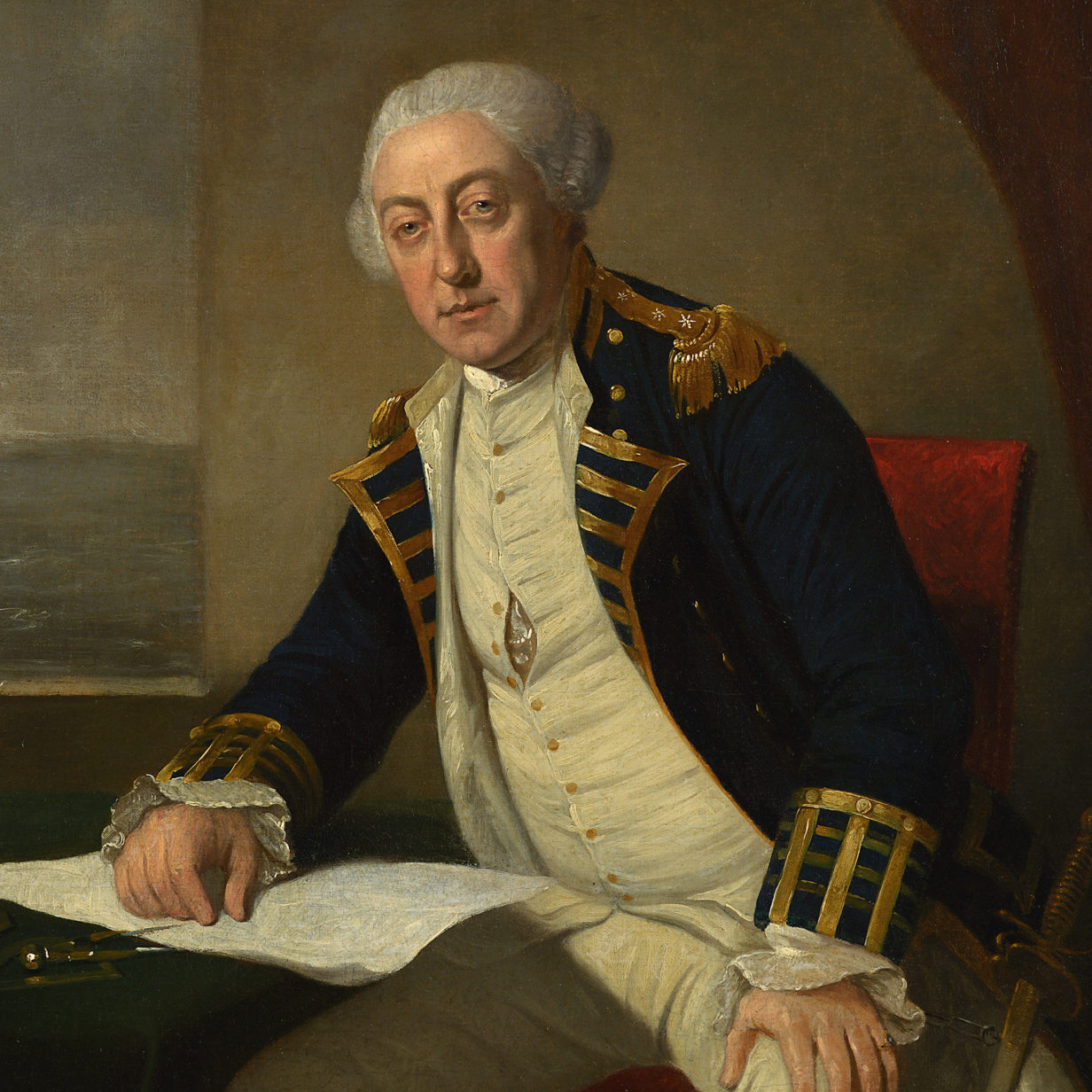 Portrait of admiral philip affleck (1726-1799)