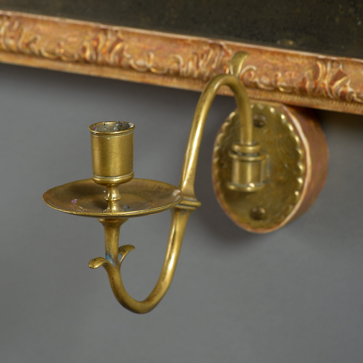 18th century george i period gilt gesso mirror