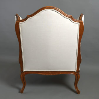 19th century regence style walnut armchair