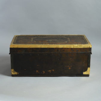 19th century chinese export travelling trunk