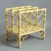 20th century faux bamboo tole canterbury