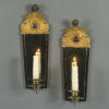 Early 20th century pair of gustav v ormolu wall lights