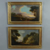 A pair of early 19th century capriccio landscapes