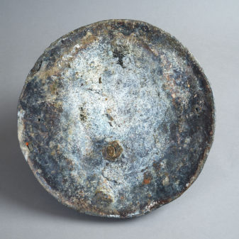 Early 19th century lead roundel depicting zeus