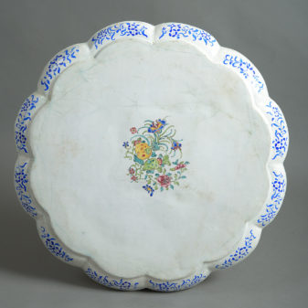 18th century canton enamel charger