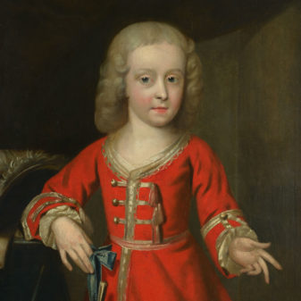 Early 18th century portrait of sir carnaby haggerston - circle of sir godfrey kneller