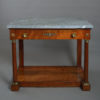 Early 19th century empire period satinwood console table