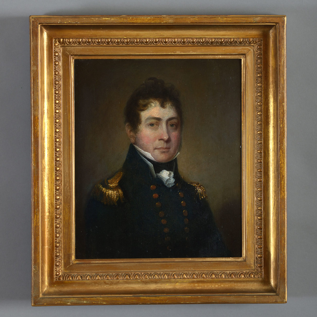 Early 19th century regency period portrait of a naval officer