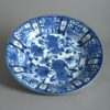 17th century blue and white porcelain charger