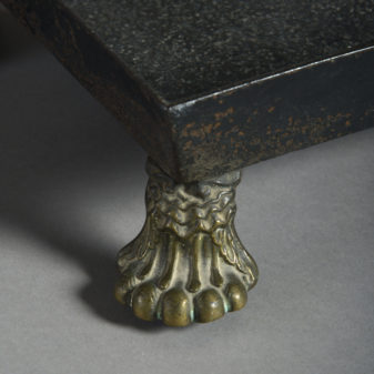 Mid-19th century victorian brass stick or umbrella stand