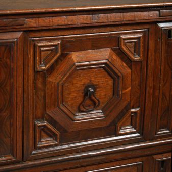 Late 17th century geometric chest of drawers