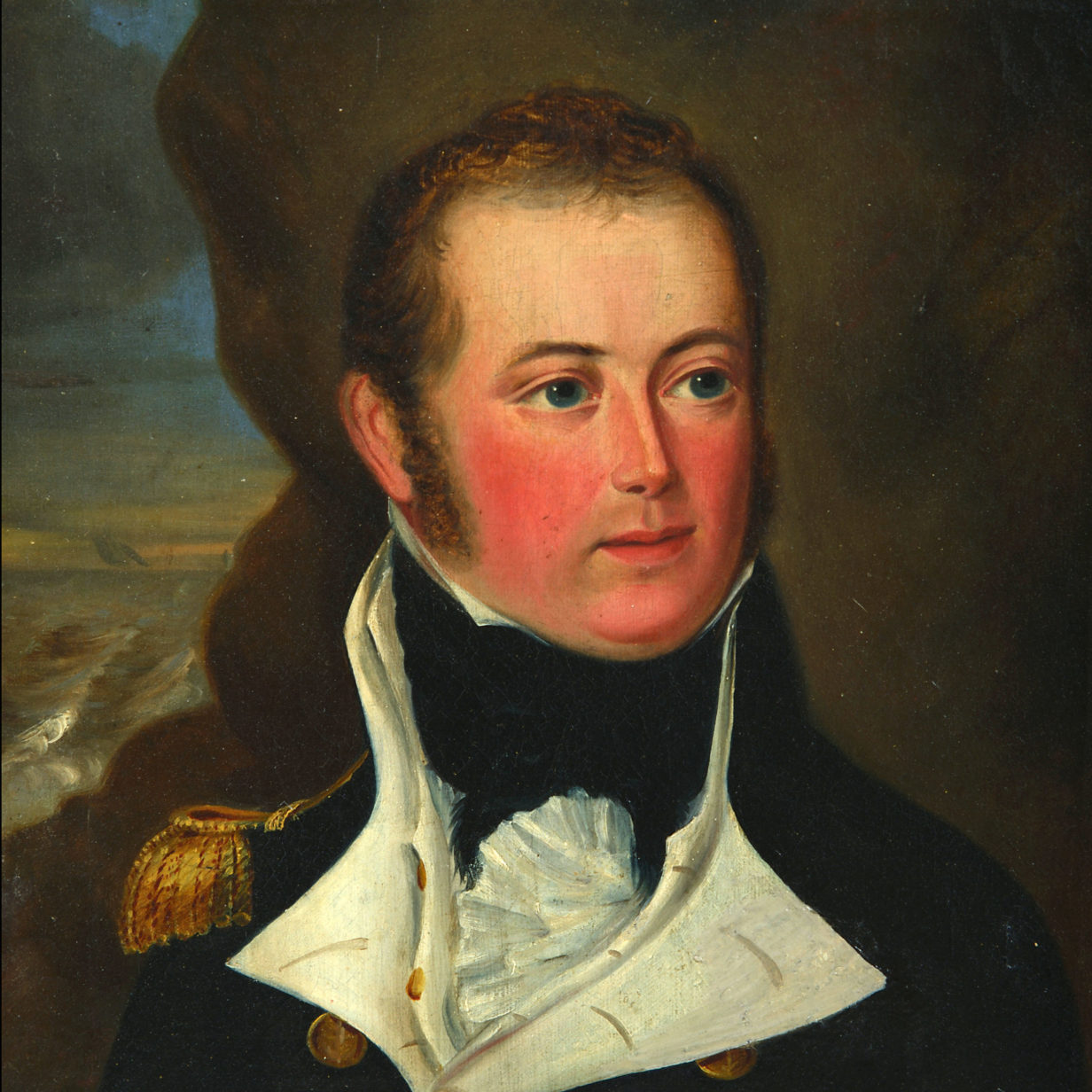 Portrait of lt. Edward elers r. N. (1782-1815)