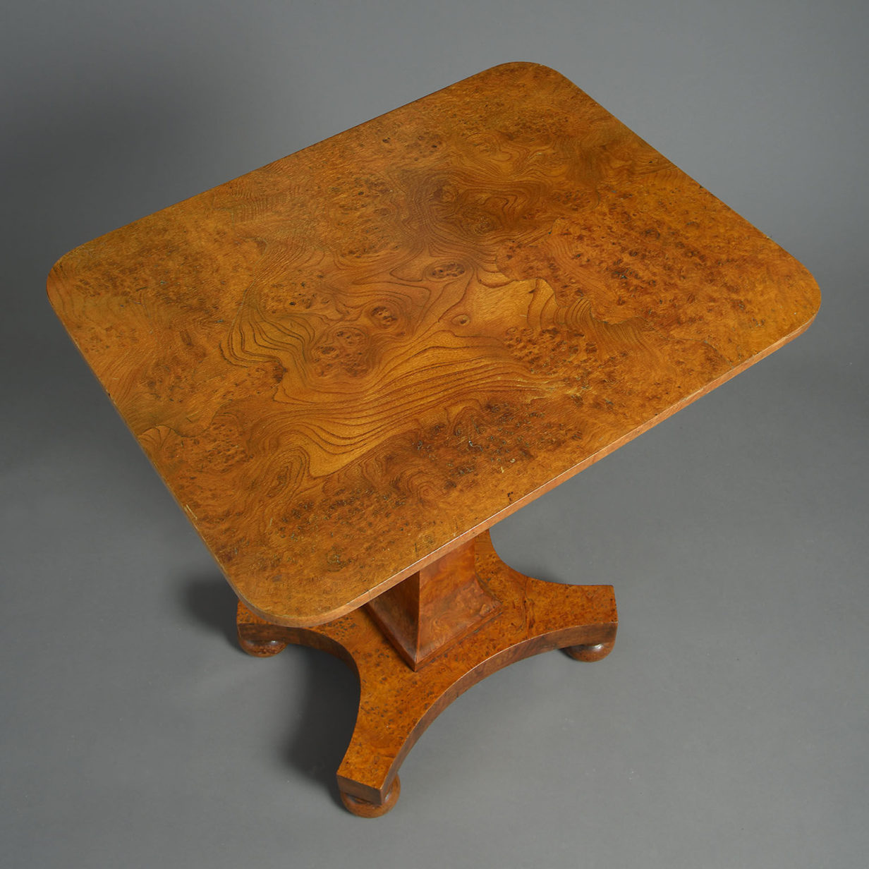 William iv rectangular elm table