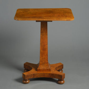 William iv rectangular elm table