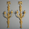 Pair of george iii giltwood wall-lights