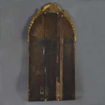 Early 18th century baroque giltwood mirror