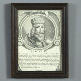 Four 17th Century Engravings Depicting Polish Kings