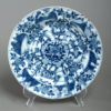 A 19th century blue & white dish in the kangxi taste
