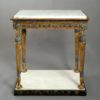 An early 18th century gustavian console table
