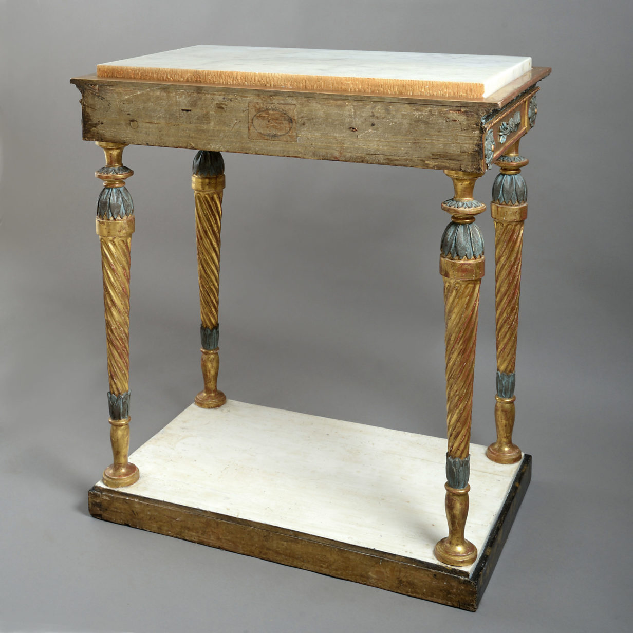 An early 18th century gustavian console table