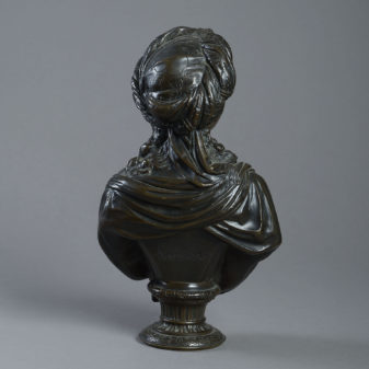 19th century bronze bust after boizot