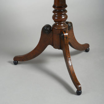 Late george iii period ocragonal occasional table