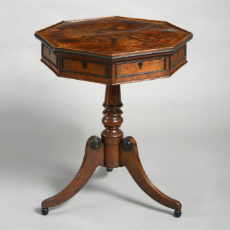 Late George III Period Ocragonal Occasional Table