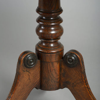 Late george iii period ocragonal occasional table