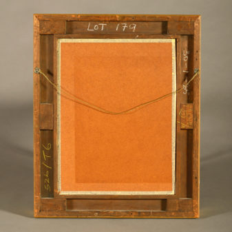 An early 19th century regency pencil sketch depicting mars