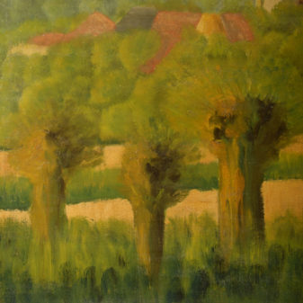 An early 20th century impressionist landscape