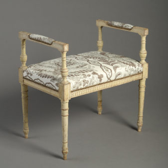 A 19th Century Painted Stool in the Louis XVI Style